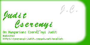 judit cserenyi business card